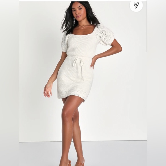 Lulu’s Crochet Dress - Picture 1 of 3